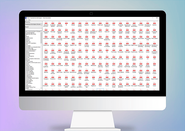 Help Symphonia Astrologica®